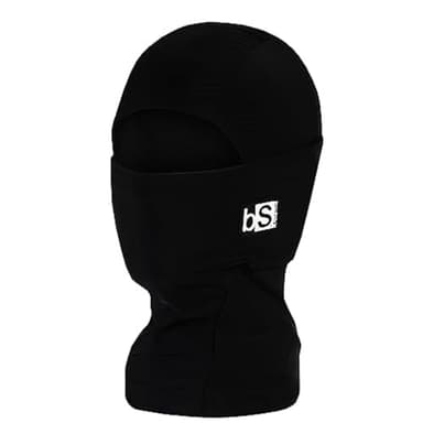 BLACKSTRAP Kids' Hood ExoHinge Balaclava Ski Mask, Helmet Compatible, Keeps Kids Comfortable and Warm, [Black]