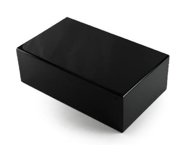Contemporary Dyed Black Carbalho Classic Style 3 Part 72 Note Reuge Music Box - Many Songs to Choose - Ava Maria Gound (3 Parts)