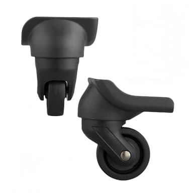 Universal Luggage Wheels Replacement Kit for Suitcase, Steel Core 360° Silent Spinner Wheels for Suitcases - Fits Major Brand Rolling Luggage (2 Pcs)