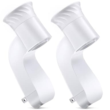 Hohean 2 Pack Wall Fragrance Plug in Compatible with Bath and Body Works WallFlower Refills, ETL Certified, Rotatable, Precise Scent Adjustable Fragrance Control Diffuser Plug for Home, Office (White)