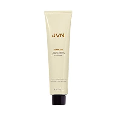 JVN No Heat Complete Air Dry Cream, 5 Fl Oz, Hair Smoothing Cream Enhances Your Natural Texture, Curl Cream and Wavy Hair Products, Silicone Free