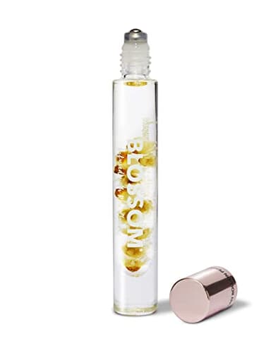 Blossom Roll on Perfume for Women Alcohol Free Rollerball Perfume Oil with Essential Oils, Infused with Real Flowers, Made in USA, 0.20oz (Rose, Peony, Lily of the Valley), White Peony