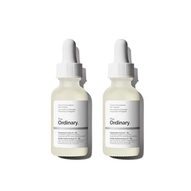 The Ordinary Hyaluronic Acid 2% + B5 (with Ceramides), Multi-Depth Hydration Serum for Plumper, Smoother Skin, 1 Fl Oz (Pack of 2)