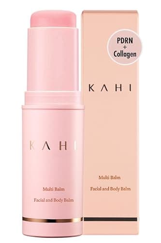 KAHI Wrinkle Bounce Multi Balm Stick | PDRN Collagen Wrinkle Stick | Korean Skin Care |All-in-One Hydrating Lip Balm Eye Cream Neck Cream Make Up Base & Face Mist Moisture Balm