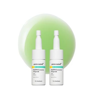 Dr.nineteen ReDRN Exosome AmpouleㅣBiome PDRN 750,000ppm + Retinol + ExosomeㅣFace Serum for Pore Tightening & FirmingㅣKorean Skin Care (0.50 fl.oz. X 2EA)