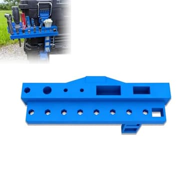 Compatible with Kobalt CaseStack | Modular Tool Holder Organizer | 8-Slot Rail Design | For 1/4-Inch Driver Accessories | Toolbox Storage Solution
