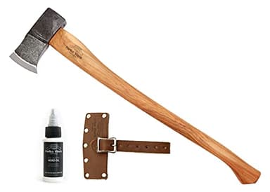 1844 Helko Werk Germany Traditional Saxon - Made in Germany Heavy Duty Splitting Axe for Chopping Firewood and Splitting Logs - Heavy Wood Splitting Axe, Head 6-1/4 lbs, Handle 31 in. (Saxon) #13588