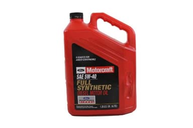 Ford Genuine Fluid XO-5W40-5QSD SAE 5W-40 Full Synthetic Diesel Motor Oil - 1.25 U.S. Gal (4.73L)