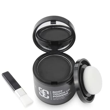 SOVONCARE Hairline Powder - Root Touch Up & Gray Hair Concealer for Men and Women, Instantly Covers Thinning Hair and Bald Spots, Natural-Looking Coverage Black 0.35 oz
