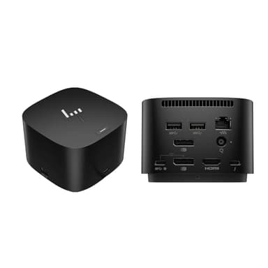 HP Thunderbolt 4 Dock 120W G4, 13-in-1 USB C Docking Station with Max 100W Charging, 4 Displays 4K Display, Ethernet Port, 6 USB Ports, HDMI, 2 Displayport for Laptop, MacOS, ChromeOS, PC