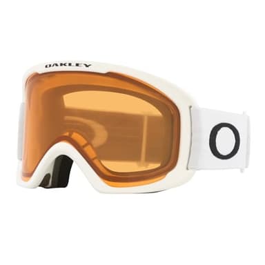 Oakley O-Frame 2.0 Pro S OO7126 Matte White/Persimmon Ski Goggles for Men for Women+ Bundle Accessory Leash Kit, Microfiber Pouch