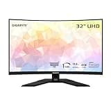 GIGABYTE M32UC 32" 144Hz (160Hz OC) 4K UHD Curved Gaming Monitor, SS VA, 3840x2160 Display, 1ms Response Time (MPRT), 1x DisplayPort 1.4, 2x HDMI 2.1, 1x USB Type-C, 4x USB 3.2