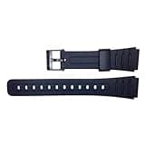 Casio Black Resin Watch Strap 18mm F-105W, F-91W, Resin, Resin, 0, Resin, 0, Resin, 0, Resin, 0