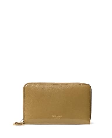 kate spade new york Halo Glazed Leather Medium Zip Around Wallet