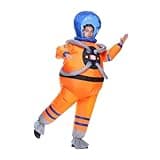 EraSpooky Men Inflatable Astronaut Costume Funny Blow Up Suit for Adults