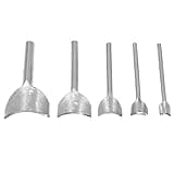 DGOL 5 Sizes Leather Arch Curve Cutter Craft Strap Belt DIY Arc Flatter Curve End Corner Plated Cutting Punch Tool Kit