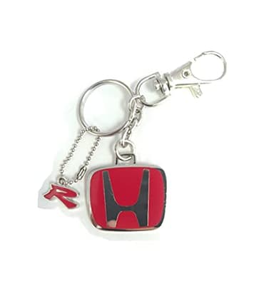 JDM Type R Red H Key Chain Charm Rare All TYPE-R VEHICLES