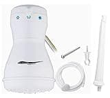 Instant Water Heater Electric shower110V Tankless water heater electric Electric Instant Hot Water Shower Head Heater Automatic Instant Three Temperature for Bathroom+ FREE wall support/tube Included