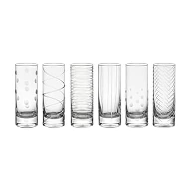 Mikasa Cheers Set of 6 Shot Glasses, 3.5 Ounce