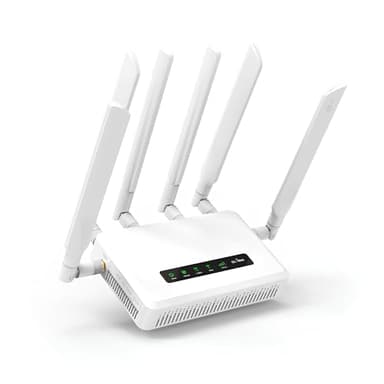 GL.iNet GL-X3000 (Spitz AX) Cellular Gateway 5G Router for House & RV, Wi-Fi 6, Detachable Antennas, Dual-SIM, T-Mobile & AT&T IoT Device Certified, Family/Rural Area/Road Trips