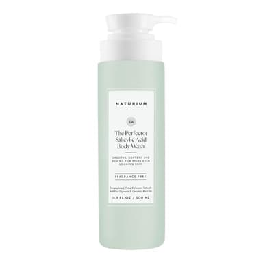 Naturium The Perfector Salicylic Acid Body Wash, Gentle & Smoothing Cleanser, 16.9 oz
