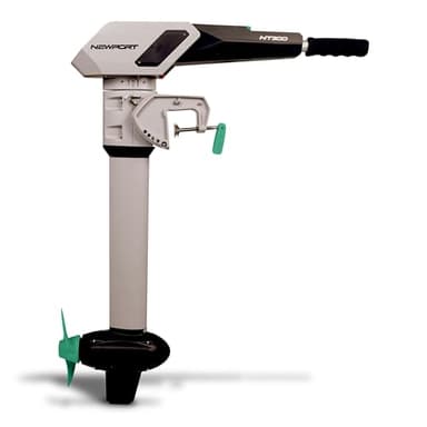 Newport NT300 Electric Outboard Motor - 3HP 1300W Brushless Direct Drive for Salt and Freshwater, 66-Mile Range, Ultra-Quiet, Hassle-Free Maintenance, Portable, Digital Throttle
