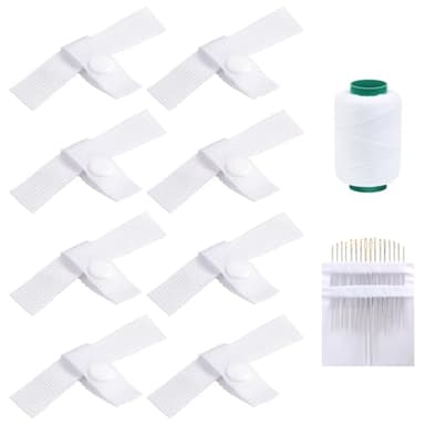 KIBBEH 8 Pack Duvet Snap Clips, Duvet Fasteners, Fastens Comforter Inside Cover to Stay in Place, Keeps Duvet Cover Fixed