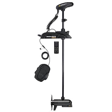 Minn Kota Terrova Bow-Mount Electric Trolling Motor with GPS, Spot-Lock, MEGA Down Imaging – 80 Lb. Thrust, 60 in. Shaft, Freshwater