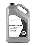 Amazon Basics Full Synthetic Motor Oil - 0W-20 - 5 Quart, 160 fl oz (Pack of 1)