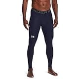 Under Armour Men's HeatGear Armour Leggings , Midnight Navy (410)/White, Medium
