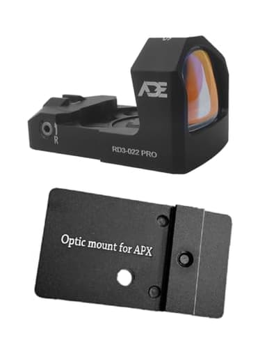 Ade RD3-022 Artemis Motion Awake Red Dot Reflex Sight + Optic Mounting Plate for Non-Optic Ready Beretta APX