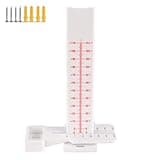 Displacement Tell-Tale Crack Monitor, Concrete Crack Gauge Measures Horizontal and Displacement Movement for Monitoring Wall Deformation and Crack (1 Piece)