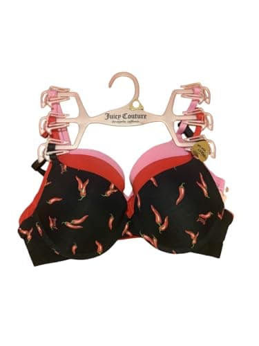 Juicy Couture 3-Pack Sexy Push Up Bra Size 34B