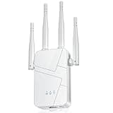 2025 WiFi Extender Signal Booster for Home, 15000sq.ft Wireless Internet Repeater, Long Range WiFi Booster and Signal Amplifier w/Ethernet Port, WiFi Router Extender Support 99% Devices, 1-Tap Setup