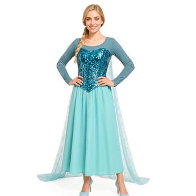 Colorfog Women’s Elegant Princess Dress Cosplay Costume Xmas Party Gown Fairy Fancy Dress (3X-Large)