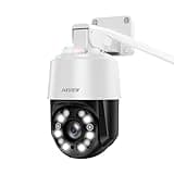 HXVIEW 4K PTZ Security Camera Outdoor with 20X Optical Zoom, 800FT Night Vision, 355° Pan & 90° Tilt, Auto Tracking, 8MP WiFi Wireless RTSP IP Camera, Person/Vehicle/Pet Detection, 2.4/5GHz Wi-Fi