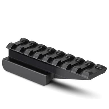 Monstrum Shrapnel Offset Picatinny Riser Mount with Recoil Stop Base | 8 Slot 3.5 inch | Medium Profile