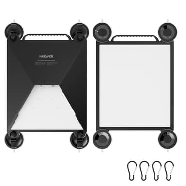 NEEWER Suction Cup Mount for Car Compatible with Starlink Mini, 2 in 1 Satellite Mounting Kit & Protective Silicone Case with Strong Suction Cups for Car Window, Sunroof, RVs, Boat and Road Trip, ST91