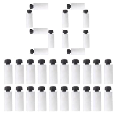 WORKER 50PCS Stefan 36mm Short Darts for Modified Nerf Toy Color (White Black)