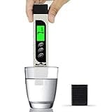 TDS Meter Digital Water Tester, Professional 3-in-1 TDS, Temperature and EC Meter with Carrying Case, 0-9999ppm, Ideal ppm Meter for Drinking Water, Aquariums and More