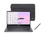 acer Chromebook Plus 14” Touchscreen Laptop | Intel Core i3-N305 | Intel UHD Graphics | Wi-Fi | Bluetooth | 8GB RAM DDR5 | 512GB SSD | Chrome OS | Bundle with Stylus Pen, Grey