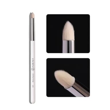 Albeaut Small Eyeshadow Brush, Soft Firm Pencil Brush with Precise Point, Eyeliner Smudge Tool, Delicate Areas Eye Shadow Applicator for Inner Eye & Different Eye Shape (197 Micro Pencil)