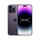 Apple iPhone 14 Pro Max, 256GB, Deep Purple - Unlocked (Renewed)