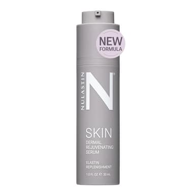 NULASTIN Dermal Rejuvenating Peptide Face Serum for Women with Elastin - Firming, Anti Aging, Barrier Repair, Plumping Hydrating Serum Sensitive & Mature Skin - Vegan, 1 Fl Oz