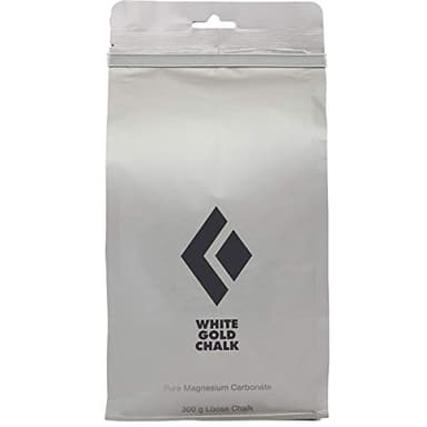 BLACK DIAMOND White Gold Loose Chalk | 100% Magnesium Carbonate | Superior Grip & Moisture Absorption for Rock Climbing & Training | 300g