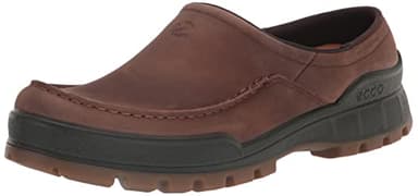ECCO Track 25 Hydromax Water Resistant Moc Toe, Cocoa Brown Nubuck, 13-13.5