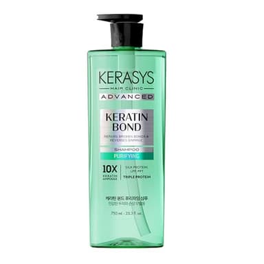 Kerasys Advanced Keratin Bond Purifying 20.2 fl oz / 600 ml (1-Pack, Shampoo), Green