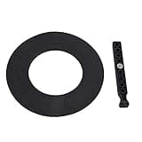 Urdrsaf 4/5/6 Inch Adjustable Bass Drum Head Port Hole Rings & Hole Drum Accessories for Bass Drum Percussion