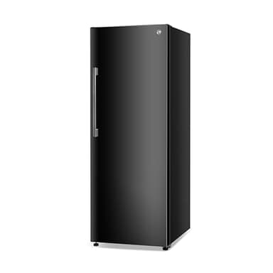 Commercial Cool 11.1 Cu. Ft. Convertible Freezer Refrigerator, Upright Fridge with Glass Shelves, Reversible Door, ENERGY STAR rated, Auto Defrost, CCUC1110GB, Black