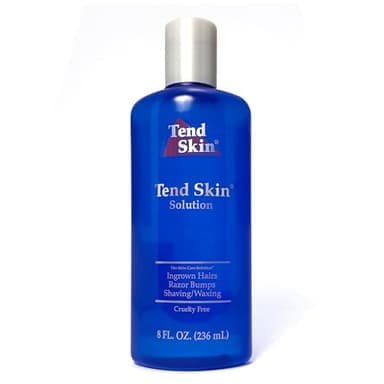 Tend Skin Solution for Unsightly Razor Bumps, Ingrown Hair and Razor Burns, Post Shaving and Waxing Toner for Men and Women, Made in USA, 8 Oz